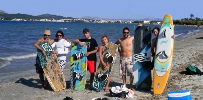 kiteklub mitglieder mallorca kiteschool in Juli