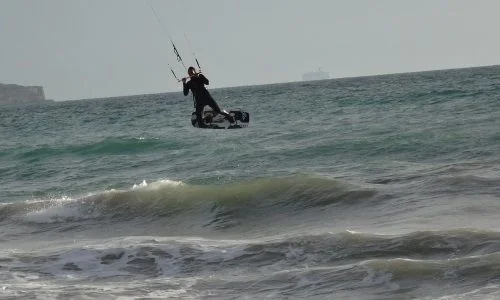 kite session in Southern Mallorca Sa Rápita kitesurfing