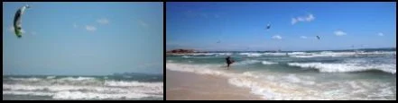 kitesurfing in Sa Rapita with winds from south