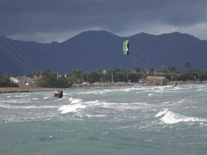 3 cloudy skies with west wind