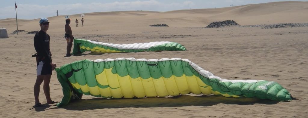  kitesurfing in Mallorca kite foil type