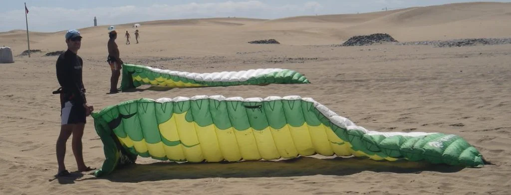  kitesurfing in Mallorca kite foil type