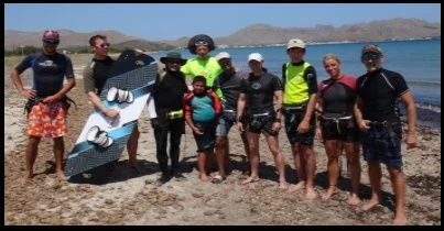 kite school in Pollensa Bay and in Alcudia Bay mallorca