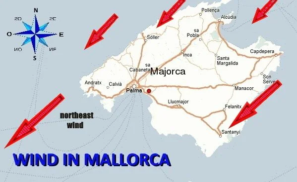 1 wind in Mallorca